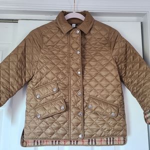 Girl's Burberry Quited Jacket